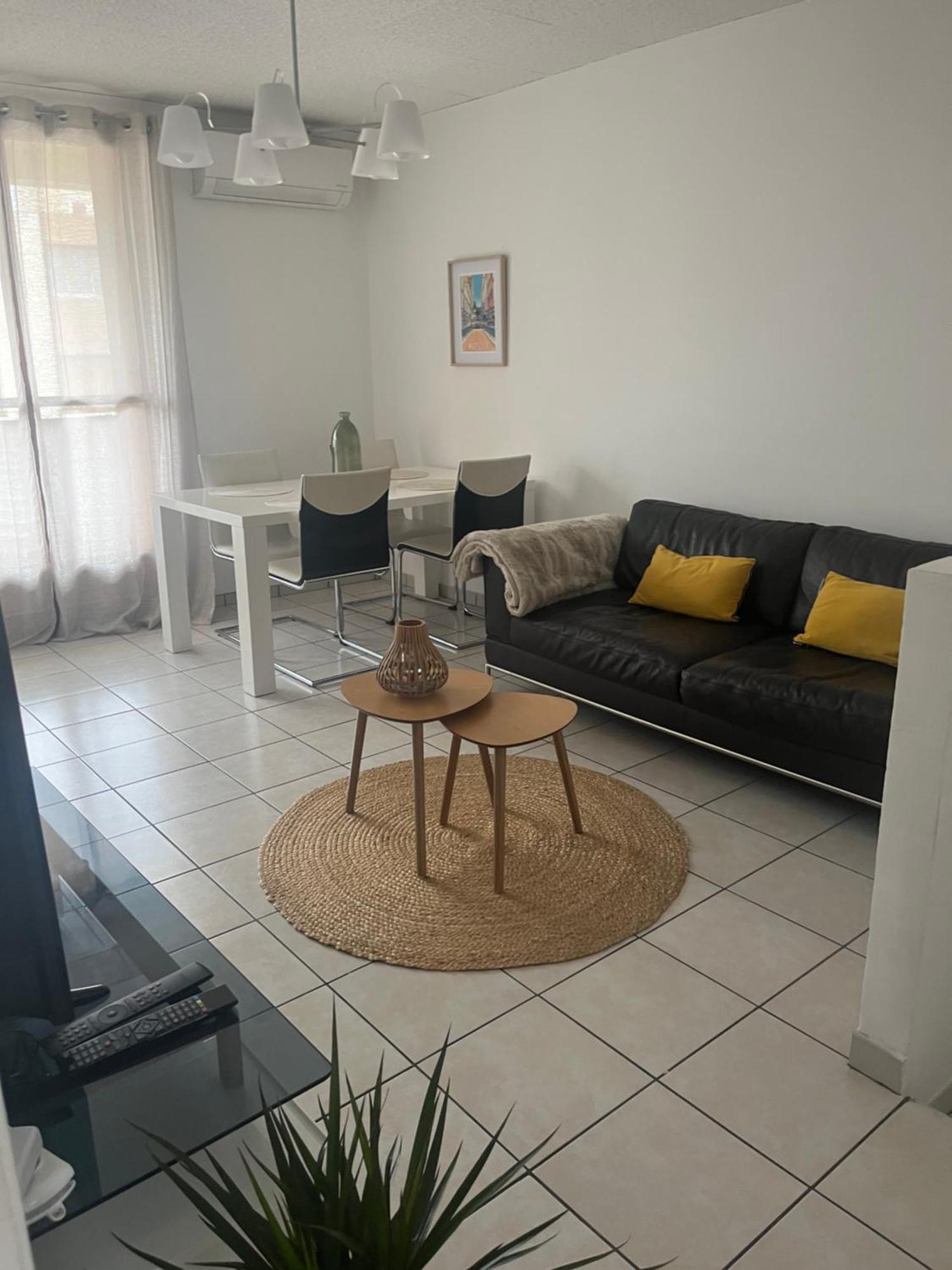 Appart T3 Proche Metro -Draps Et Serviettes Inclus Marseilles Exterior foto